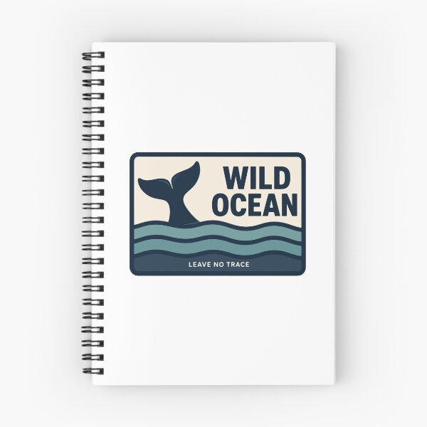 Item preview, Wild Ocean Leave No Trace – Retro Whale Tail Nature designed and sold by cladeart.