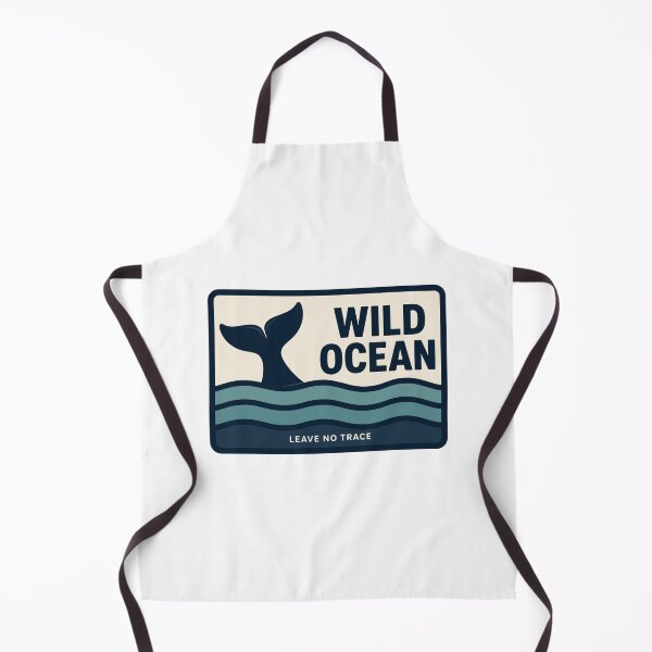 Item preview, Wild Ocean Leave No Trace – Retro Whale Tail Nature designed and sold by cladeart.