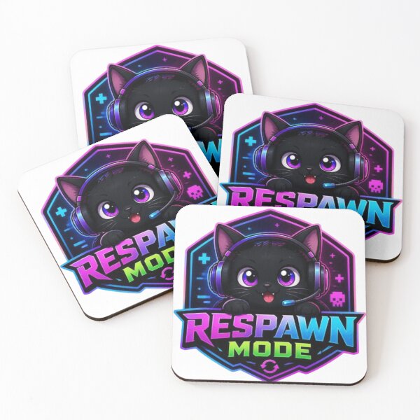 Item preview, Respawn Mode Gamer Cat Sticker designed and sold by Stylestickers55.