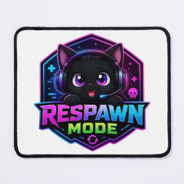 Item preview, Respawn Mode Gamer Cat Sticker designed and sold by Stylestickers55.