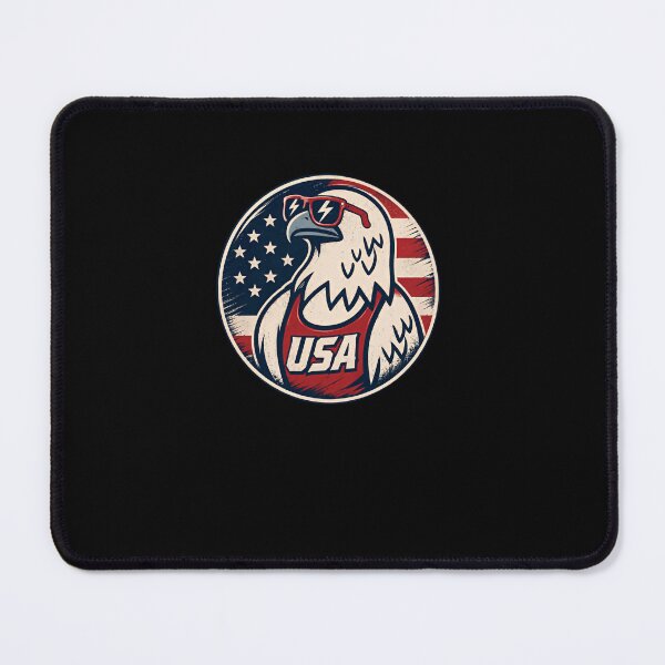 Item preview, USA Bald Eagle American Patriot Independence Day designed and sold by RetroMini2026.