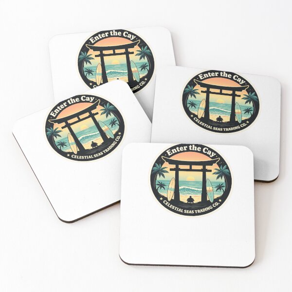 Item preview, Enter the Cay – Tropical Surf Gate Coastal Island Design designed and sold by celestialseastc.