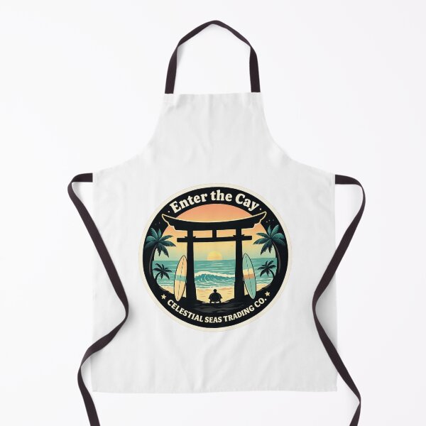 Item preview, Enter the Cay – Tropical Surf Gate Coastal Island Design designed and sold by celestialseastc.