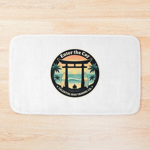 Item preview, Enter the Cay – Tropical Surf Gate Coastal Island Design designed and sold by celestialseastc.