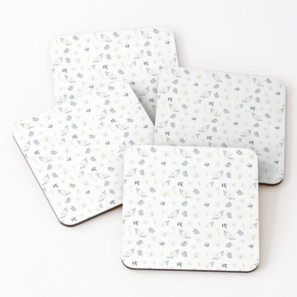 Item preview, Watercolor White Lilies and Muted Green Leaves Seamless Floral Pattern designed and sold by N0irNest.