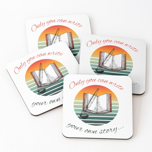 Item preview, Only you can write, your own story designed and sold by HappyDoodle11.