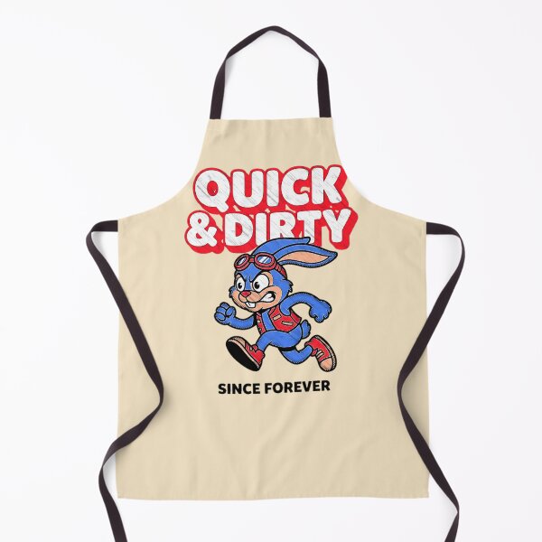 Item preview, Quick And Dirty Since Forever Rabbit Goggles Graphic — Funny Attitude Humor Streetwear designed and sold by SkTee2k.