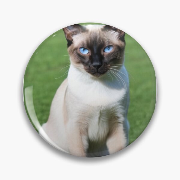 Item preview, Animals - Siamese Cat, Icy Blue Eyes and Feline Elegance designed and sold by DoodyPets.