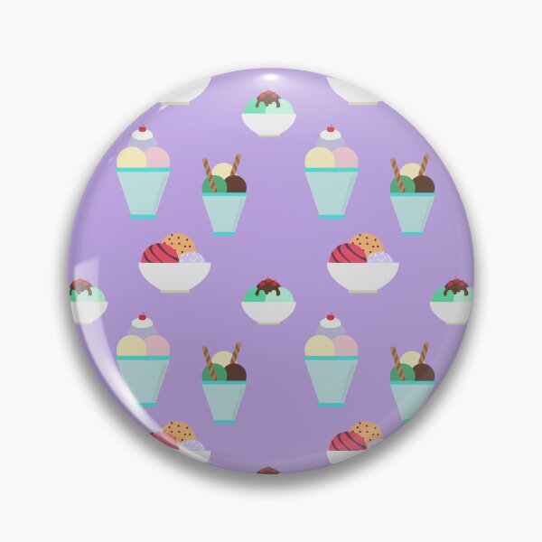 Item preview, Cute Ice Cream Cups and Sundae Bowls Pattern designed and sold by Nikola Dio.