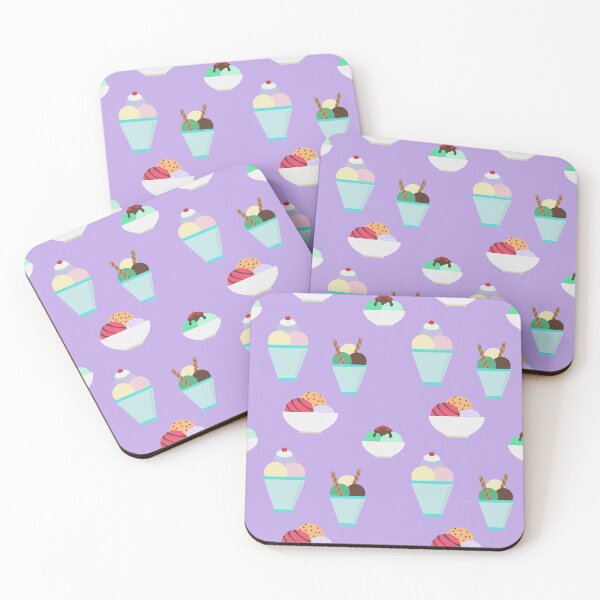 Item preview, Cute Ice Cream Cups and Sundae Bowls Pattern designed and sold by Nikola Dio.