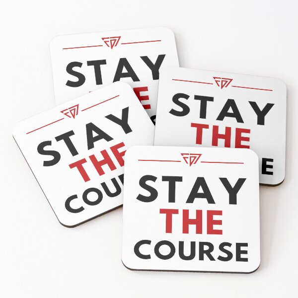 Item preview, Stay The Course - Motivational Fitness Design designed and sold by DomKo10.