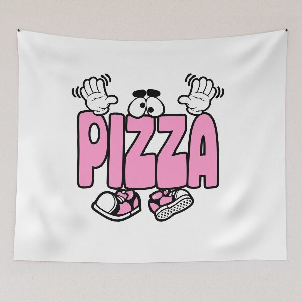 Item preview, Pizza - FOOD typography Character Bold funny designed and sold by NFTWords.