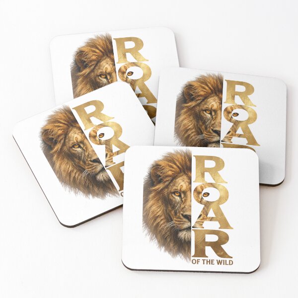 Item preview, ROAR of the Wild Lion Typography designed and sold by Presshue.