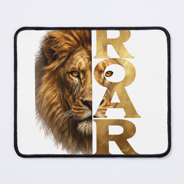 Item preview, ROAR of the Wild Lion Typography designed and sold by Presshue.