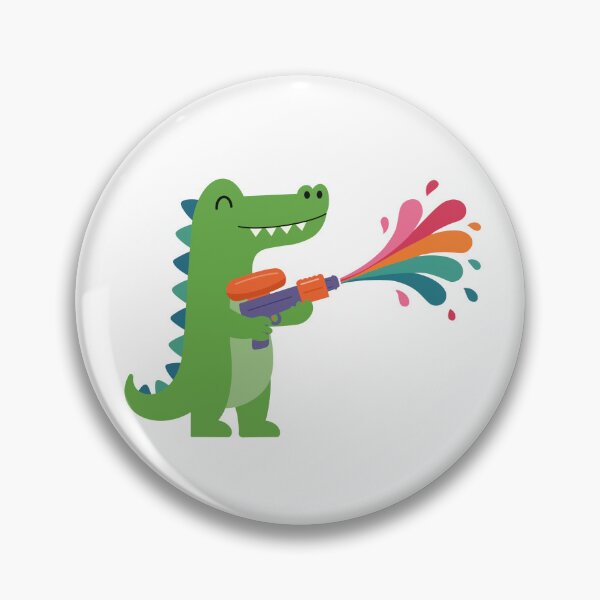 Item preview, Cute Crocodile Water Gun designed and sold by OlhaDreamArt.