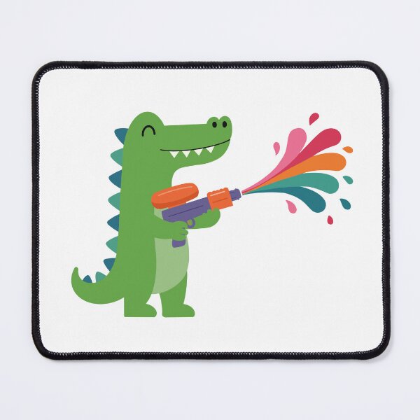 Item preview, Cute Crocodile Water Gun designed and sold by OlhaDreamArt.