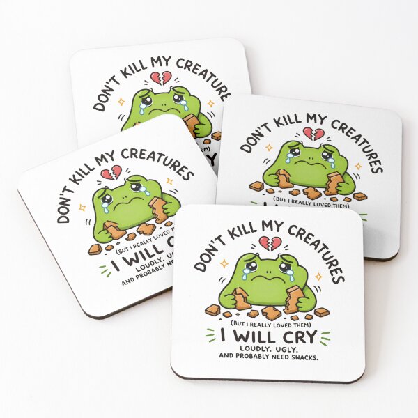Item preview, Don't Kill My Creatures But I Really Loved Them I Will Cry Loudly Ugly And Probably Need Snacks Pet Owner Animal Lover designed and sold by RetroMini2026.