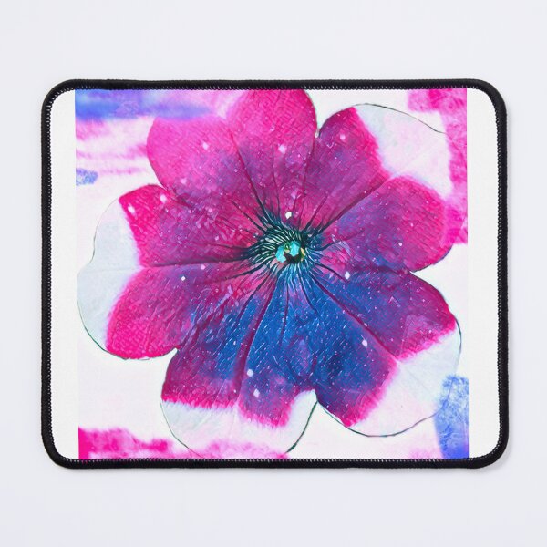 Item preview, Watercolor Rainbow Impressionist Petunia Flower Art designed and sold by BalkanBloom.