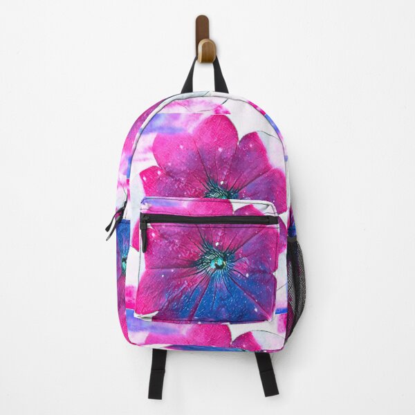 Item preview, Watercolor Rainbow Impressionist Petunia Flower Art designed and sold by BalkanBloom.