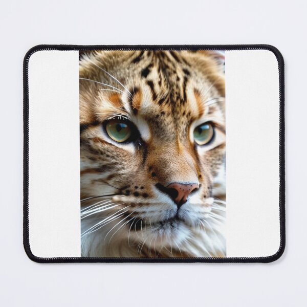 Item preview, Animals - Snow Leopard, Hyper-realistic Portrait with Piercing Gaze designed and sold by DoodyPets.