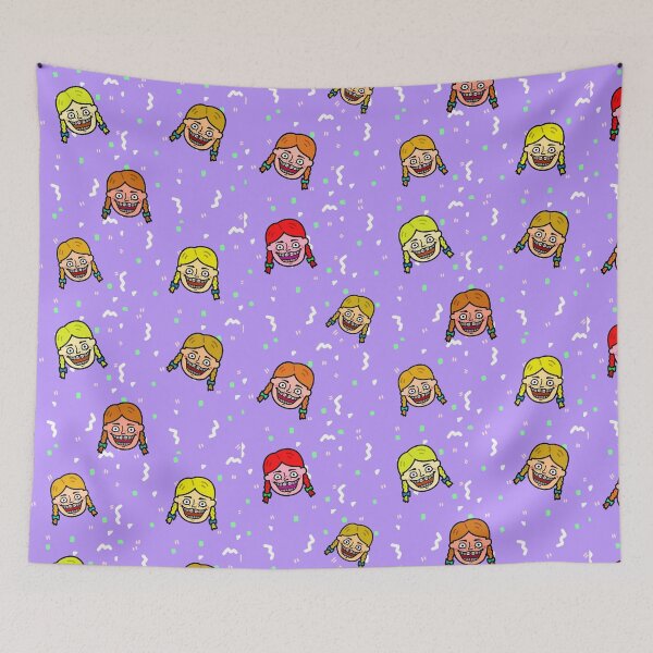 Item preview, Cute girl purple designed and sold by kanaehonkawa.