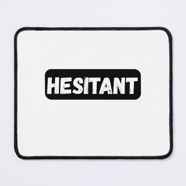 Item preview, Hesitant Minimal Mood Typography Design designed and sold by variant designer.