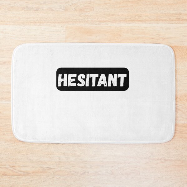 Item preview, Hesitant Minimal Mood Typography Design designed and sold by variant designer.