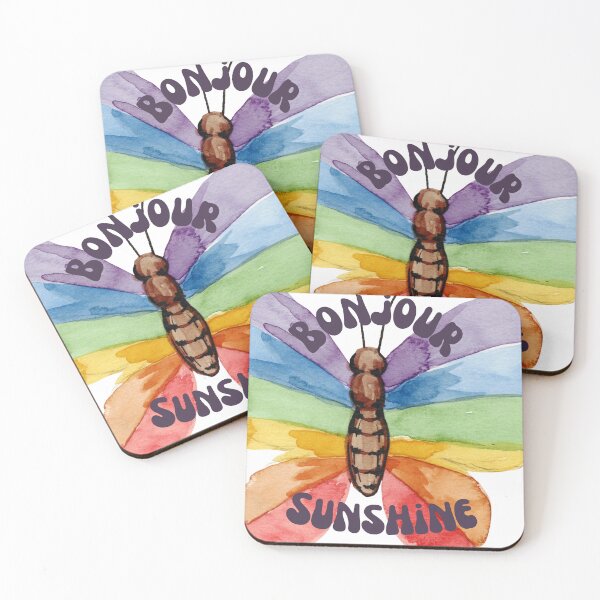 Artikelvorschau, Bonjour Sunshine Schmetterling Muster entworfen und verkauft von fPwLStudio.