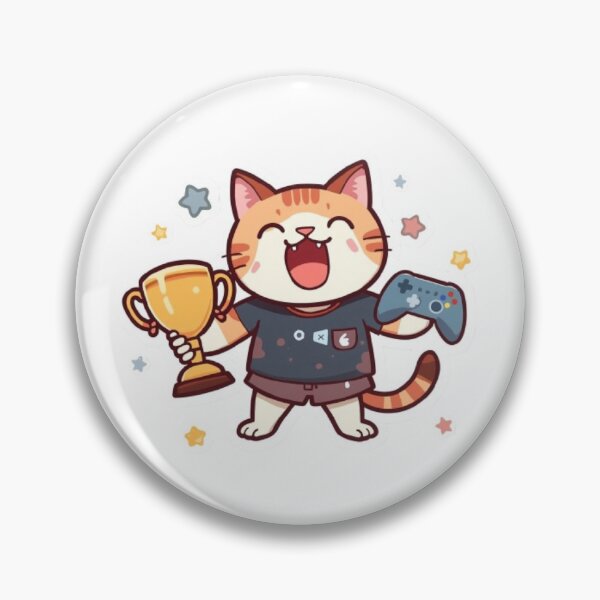 Item preview, Victory Cat Gaming Sticker designed and sold by Stylestickers55.