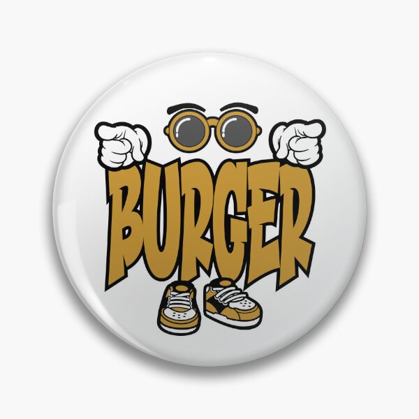 Item preview, Burger - FOOD Words Character Bold Retro designed and sold by NFTWords.