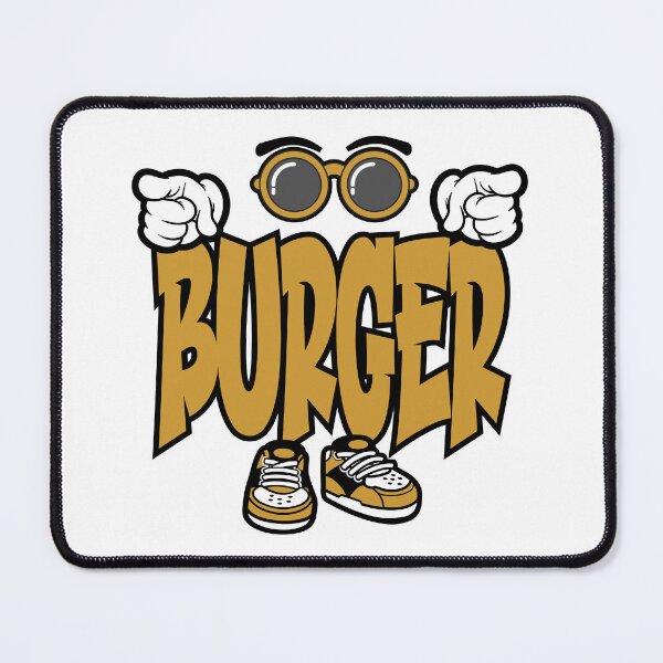Item preview, Burger - FOOD Words Character Bold Retro designed and sold by NFTWords.
