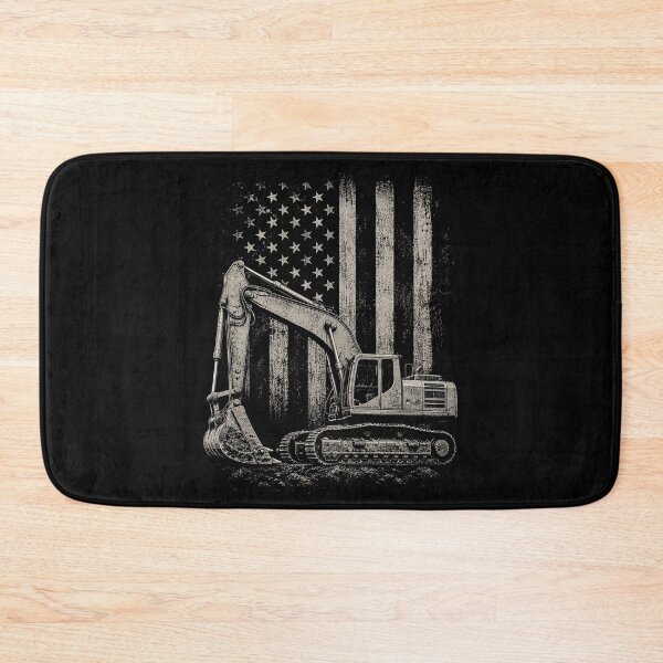 Item preview, Heavy Equipment Operator Excavator US Independence Day designed and sold by OlakunleOloroz.