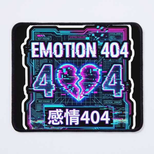 Item preview, Emotion 404 (感情404) - JDM Street Edition Cyber Heart Glitch designed and sold by Japan-kanji-ya.