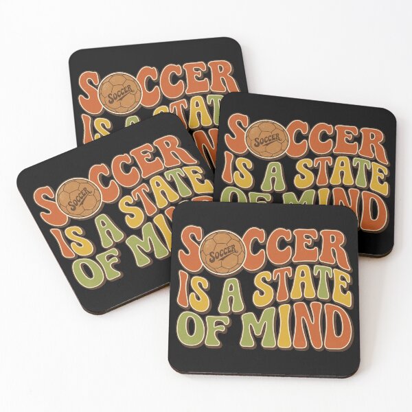 Item preview, Soccer Is A State Of Mind Retro Shirt designed and sold by TeNovaStudio ⭐⭐⭐⭐⭐.