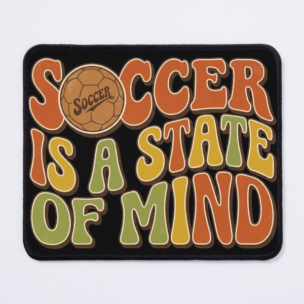 Item preview, Soccer Is A State Of Mind Retro Shirt designed and sold by TeNovaStudio ⭐⭐⭐⭐⭐.