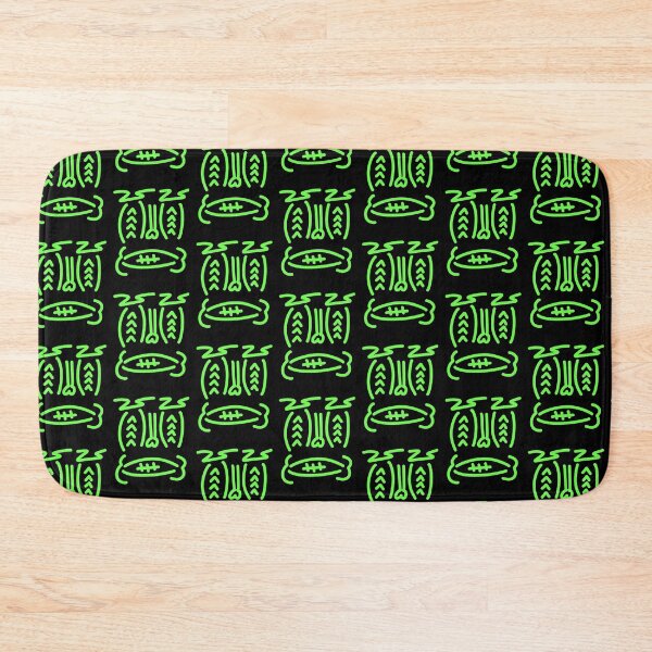 Item preview, Neon Green Abstract Face – Bold Doodle Character Art designed and sold by felipemaldonadoart.