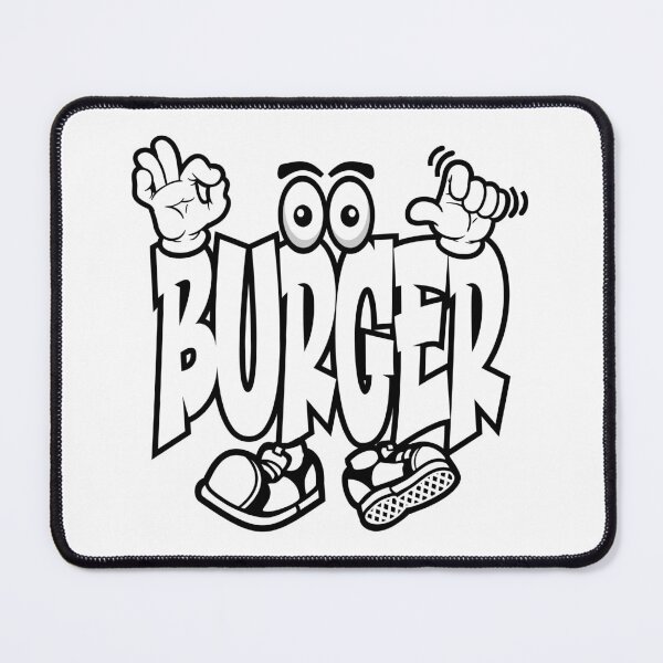 Item preview, Burger - FOOD Graffitti Character Bold Retro designed and sold by NFTWords.