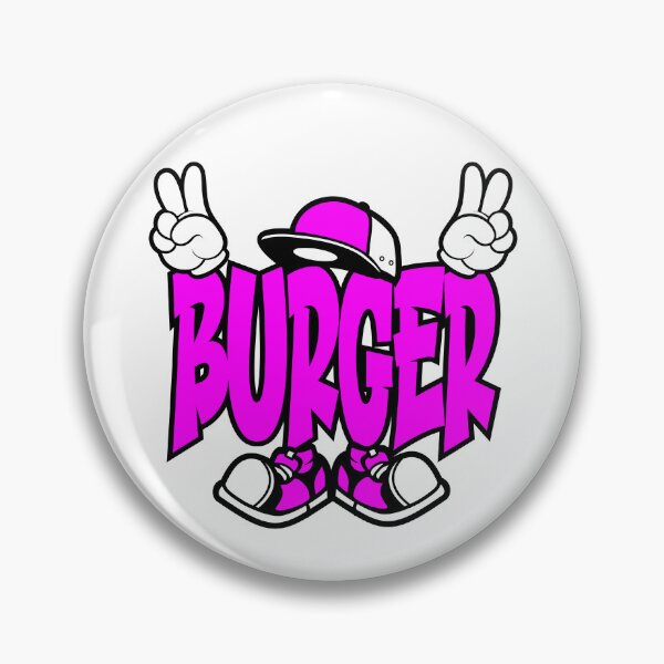 Item preview, Burger - FOOD Lettering Comic Words funny  designed and sold by NFTWords.