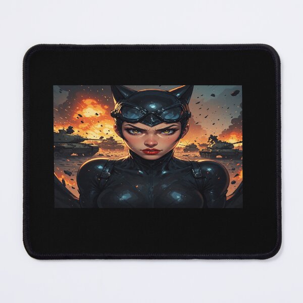 Item preview, Crimson Lips Catwoman - Tactical Warfare Dark Fantasy Art designed and sold by jmavila.