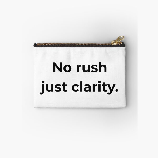 Item preview, No rush just clarity. designed and sold by MPSTUDIOPL.