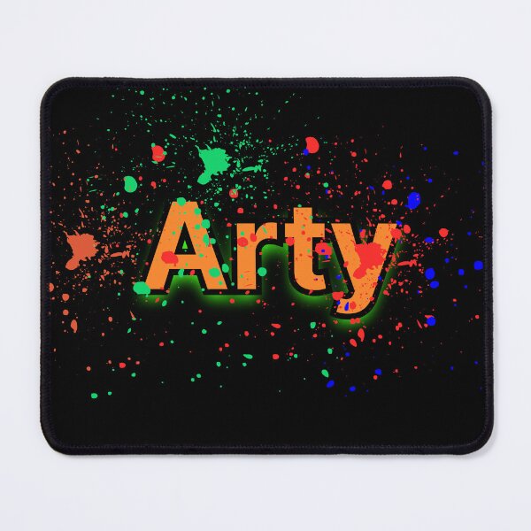 Item preview, Vibrant Arty Paint Splash Typography Design designed and sold by Articora.