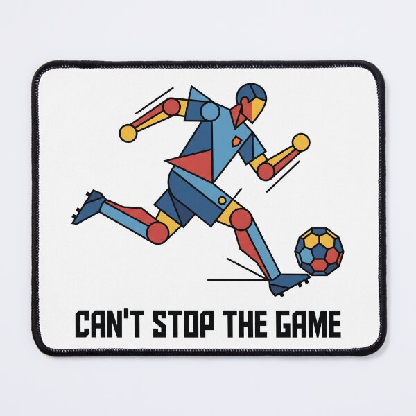 Item preview, Cant Stop The Game Geometric Soccer Shirt designed and sold by TeNovaStudio.