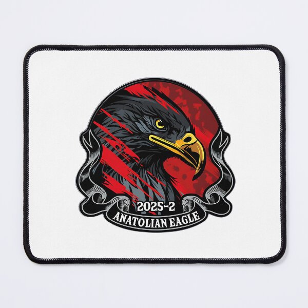 Item preview, Turkish Air Force Anatolian Eagle 2025-2 International Exercise Emblem designed and sold by CharlieDesings.