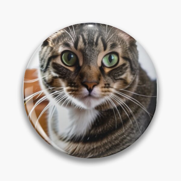 Item preview, Animals - Tabby Cat with Emerald Eyes, Expressive Feline Portrait designed and sold by DoodyPets.