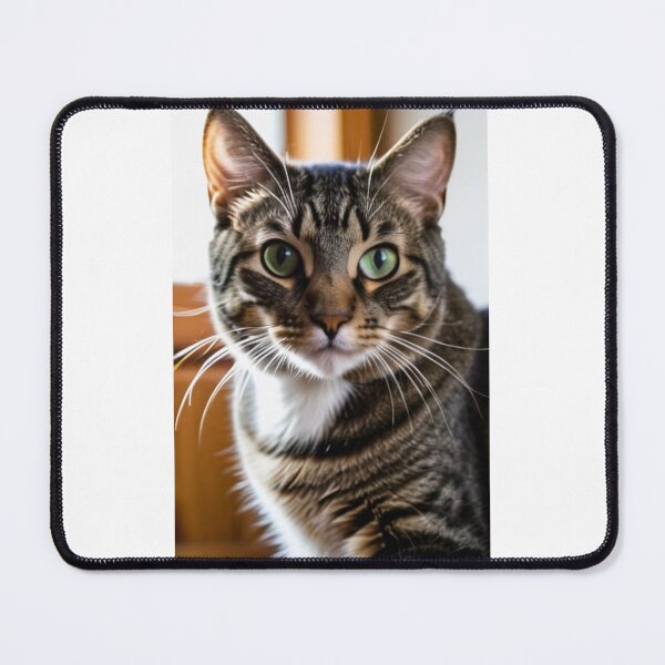 Item preview, Animals - Tabby Cat with Emerald Eyes, Expressive Feline Portrait designed and sold by DoodyPets.