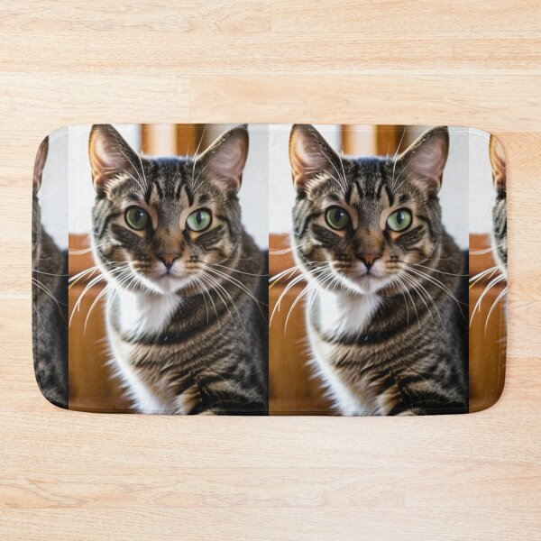 Item preview, Animals - Tabby Cat with Emerald Eyes, Expressive Feline Portrait designed and sold by DoodyPets.