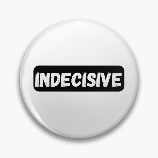 Item preview, Indecisive Minimal Mood Typography Design designed and sold by variant designer.