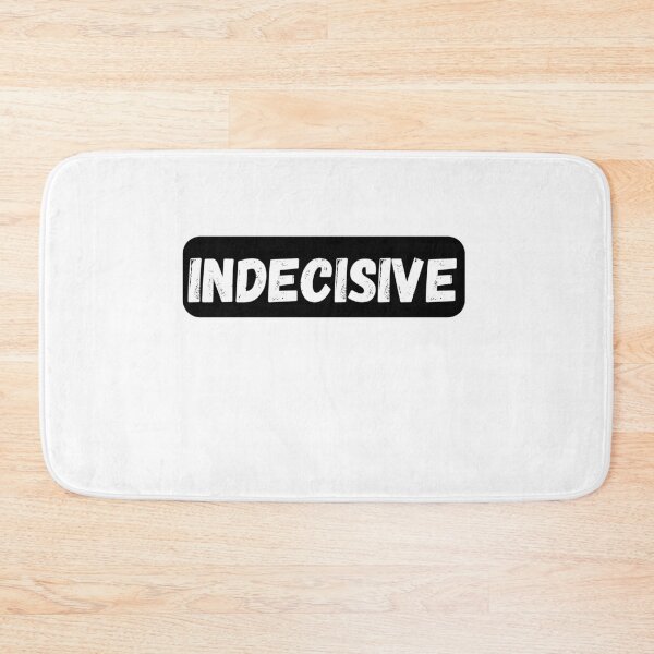 Item preview, Indecisive Minimal Mood Typography Design designed and sold by variant designer.