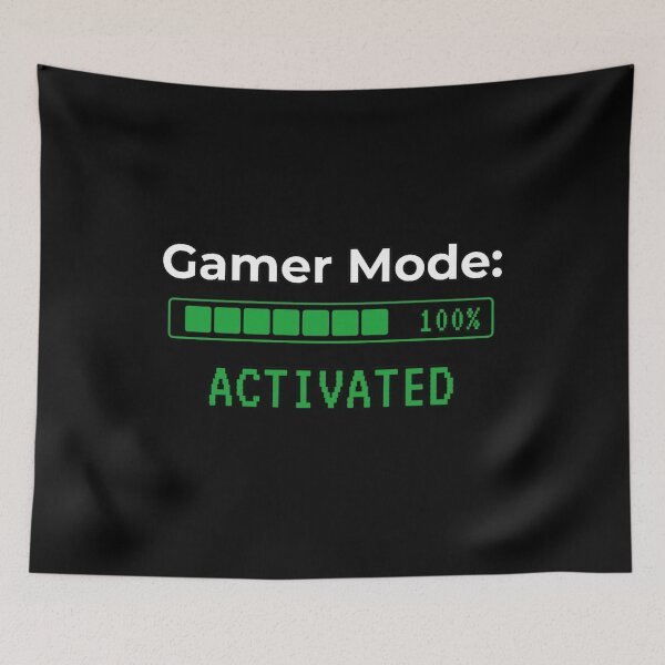 Item preview, Gamer Mode Activated Green designed and sold by DixieGirlStudio.