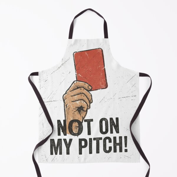 Item preview, Not On My Pitch Funny Soccer Referee Shirt designed and sold by TeNovaStudio ⭐⭐⭐⭐⭐.